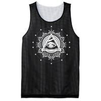 All Seeing Eye Hypnosis Psychic Mesh Reversible Basketball Jersey Tank