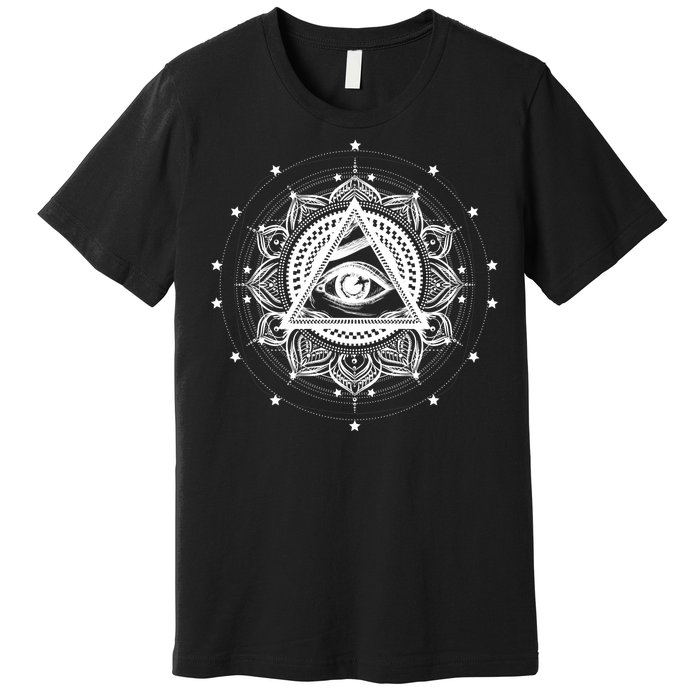 All Seeing Eye Hypnosis Psychic Premium T-Shirt