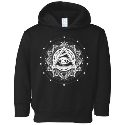 All Seeing Eye Hypnosis Psychic Toddler Hoodie