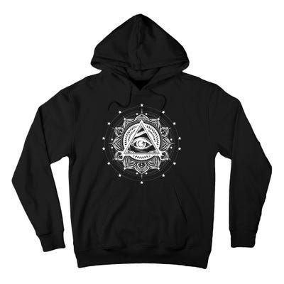 All Seeing Eye Hypnosis Psychic Tall Hoodie