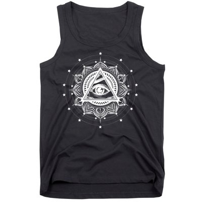 All Seeing Eye Hypnosis Psychic Tank Top