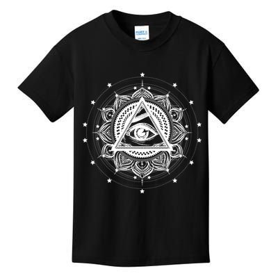 All Seeing Eye Hypnosis Psychic Kids T-Shirt