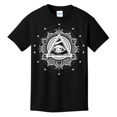 All Seeing Eye Hypnosis Psychic Kids T-Shirt