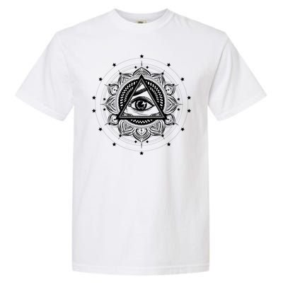 All Seeing Eye Hypnosis Psychic Garment-Dyed Heavyweight T-Shirt