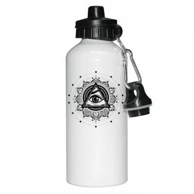 All Seeing Eye Hypnosis Psychic Aluminum Water Bottle