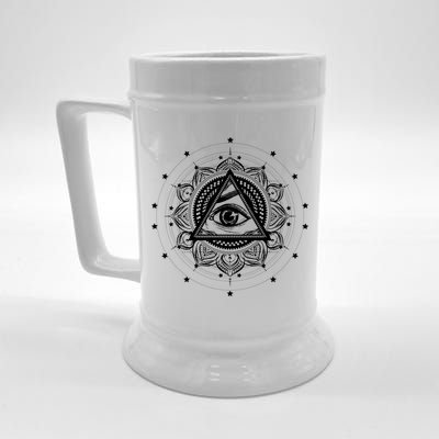 All Seeing Eye Hypnosis Psychic Beer Stein