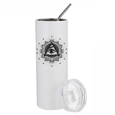 All Seeing Eye Hypnosis Psychic Stainless Steel Tumbler