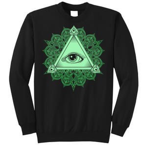 All Seeing Pyramid Eye Sweatshirt