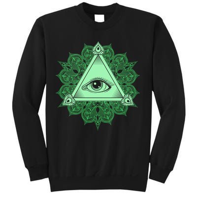 All Seeing Pyramid Eye Sweatshirt