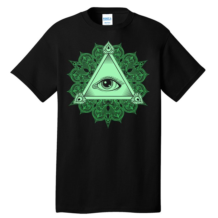 All Seeing Pyramid Eye Tall T-Shirt