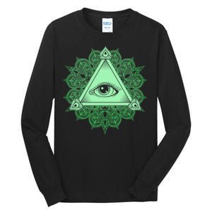 All Seeing Pyramid Eye Tall Long Sleeve T-Shirt