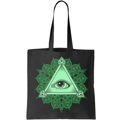 All Seeing Pyramid Eye Bag