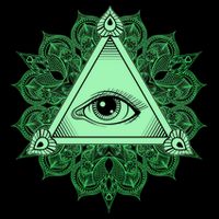 All Seeing Pyramid Eye Poster