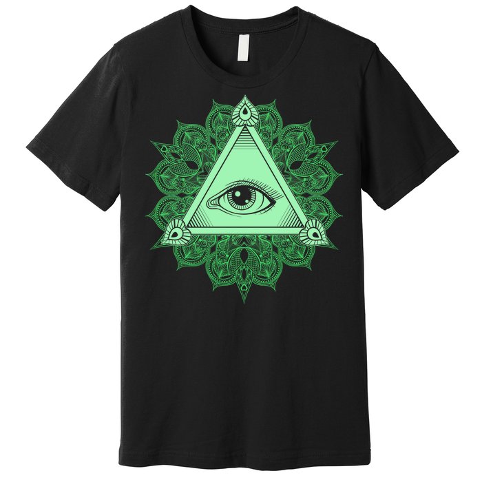 All Seeing Pyramid Eye Premium T-Shirt