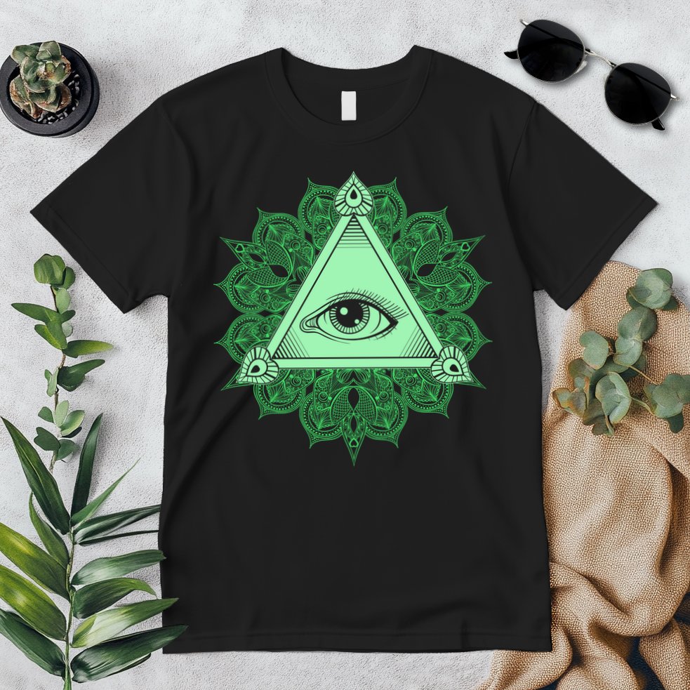 All Seeing Pyramid Eye Premium T-Shirt
