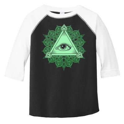 All Seeing Pyramid Eye Toddler Fine Jersey T-Shirt