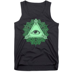 All Seeing Pyramid Eye Tank Top