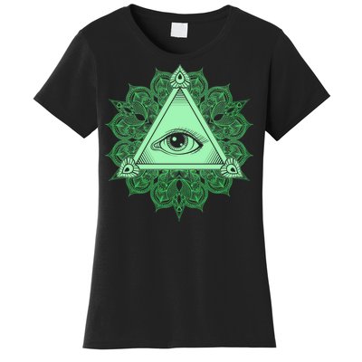 All Seeing Pyramid Eye Women's T-Shirt