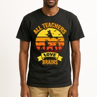 All Teachers Love Brains Tall T-Shirt