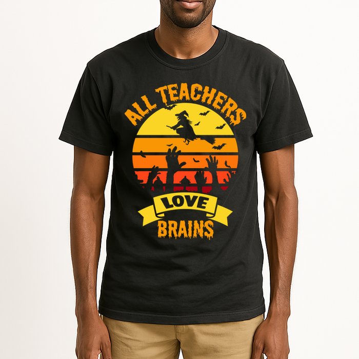 All Teachers Love Brains Tall T-Shirt