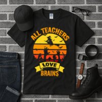 All Teachers Love Brains Tall T-Shirt