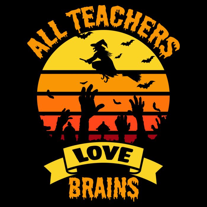 All Teachers Love Brains Tall T-Shirt