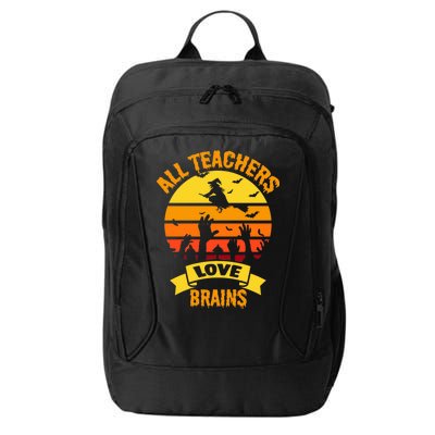 All Teachers Love Brains City Backpack