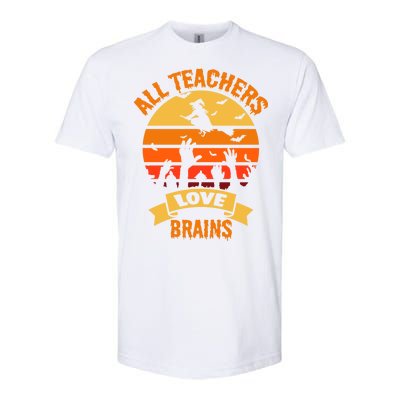 All Teachers Love Brains Softstyle® CVC T-Shirt