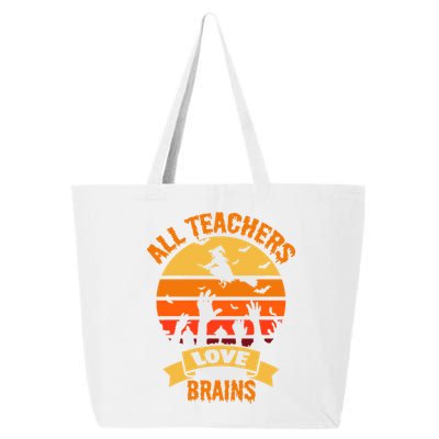 All Teachers Love Brains 25L Jumbo Tote