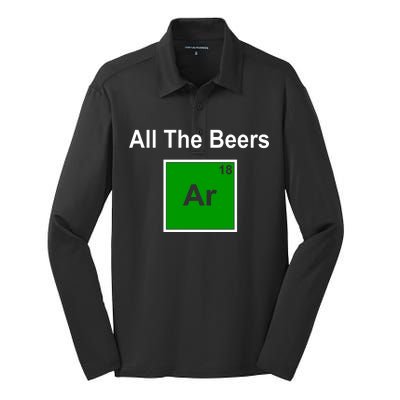 All The Beer ARGON Silk Touch Performance Long Sleeve Polo