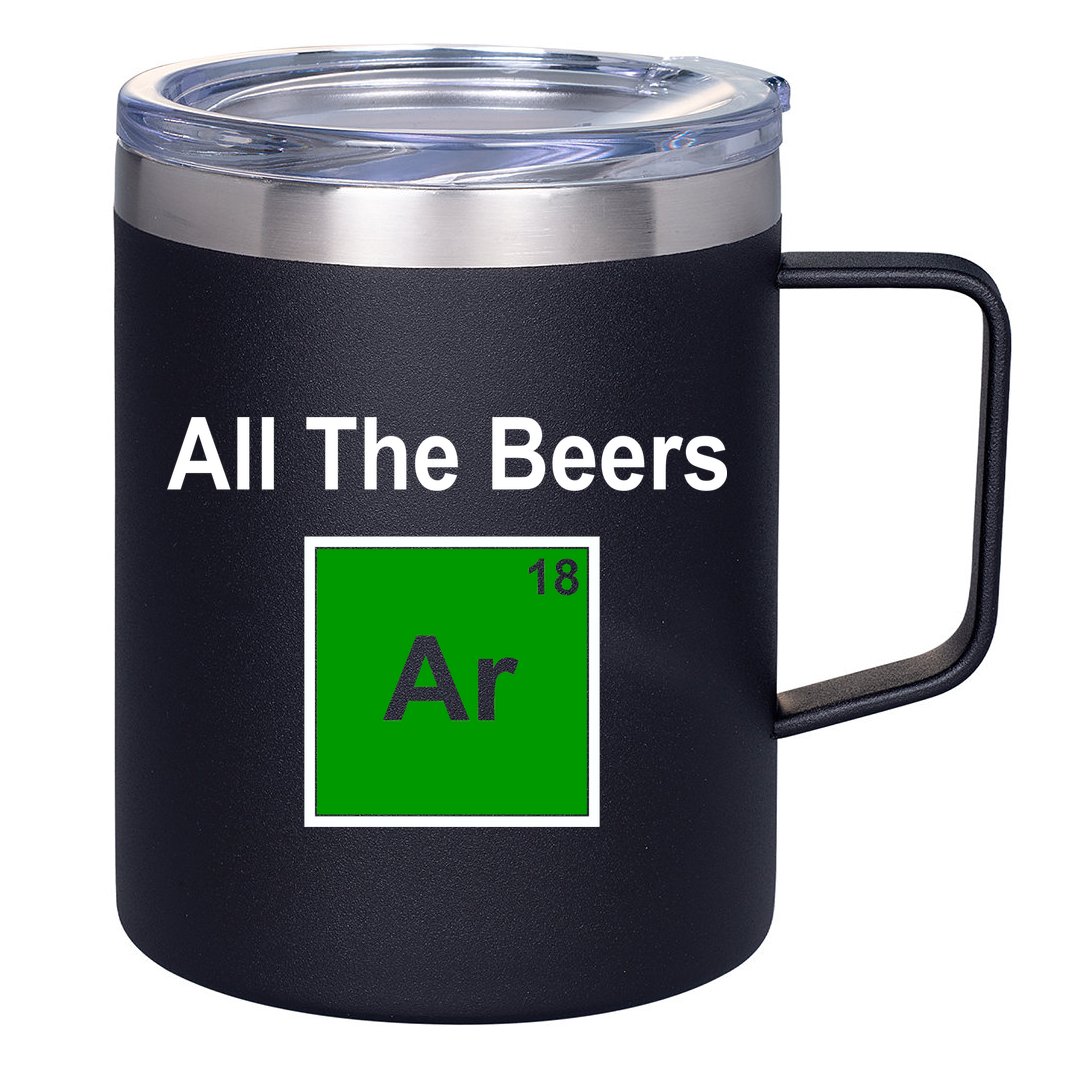 All The Beer ARGON 12oz Stainless Steel Coffee Mug