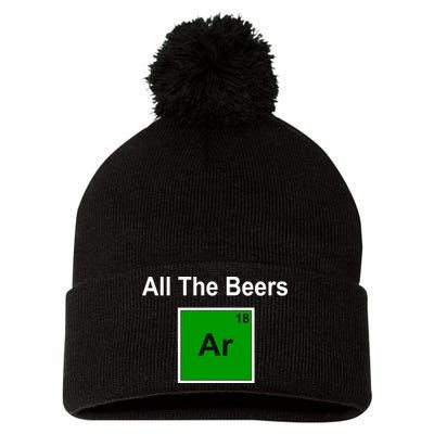 All The Beer ARGON Pom Pom 12in Knit Beanie