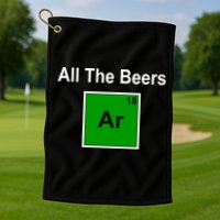 All The Beer ARGON Golf Towel