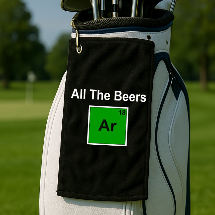 All The Beer ARGON Golf Towel