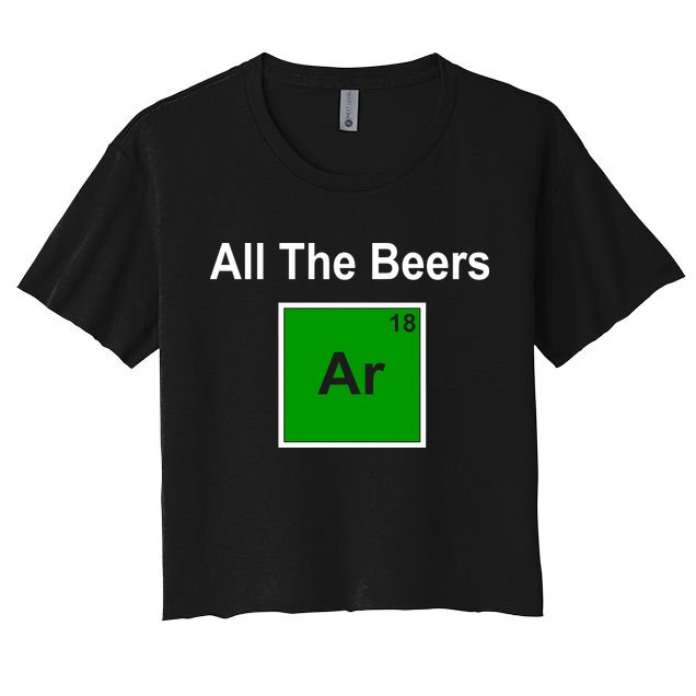 All The Beer ARGON Women's Crop Top Tee