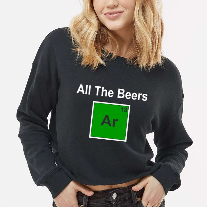 All The Beer ARGON Cropped Pullover Crew