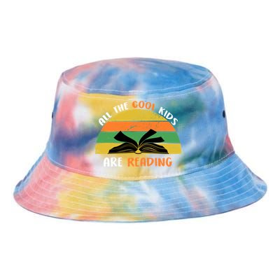 All The Cool Kids Are Reading Tie Dye Newport Bucket Hat