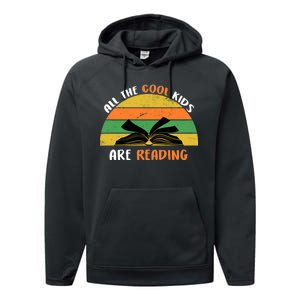 All The Cool Kids Are Reading Performance Fleece Hoodie