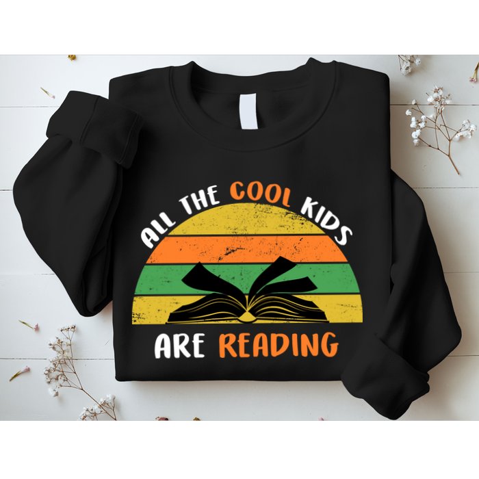 All The Cool Kids Are Reading Sweatshirt