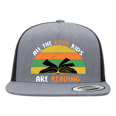 All The Cool Kids Are Reading Flat Bill Trucker Hat