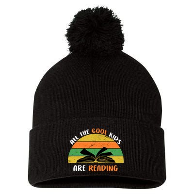 All The Cool Kids Are Reading Pom Pom 12in Knit Beanie