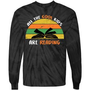 All The Cool Kids Are Reading Tie-Dye Long Sleeve Shirt