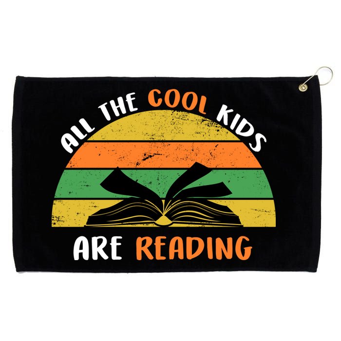 All The Cool Kids Are Reading Grommeted Golf Towel