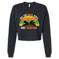 All The Cool Kids Are Reading Cropped Pullover Crew