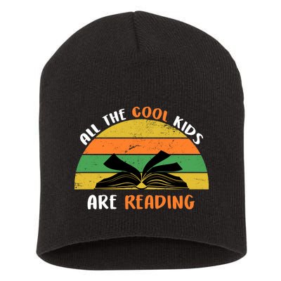 All The Cool Kids Are Reading Short Acrylic Beanie