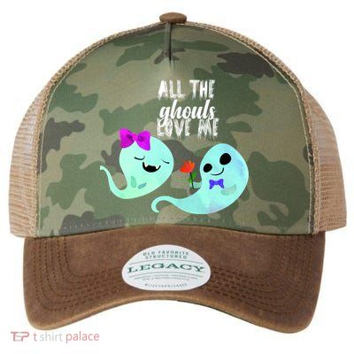 All The Ghouls Love Me Legacy Tie Dye Trucker Hat