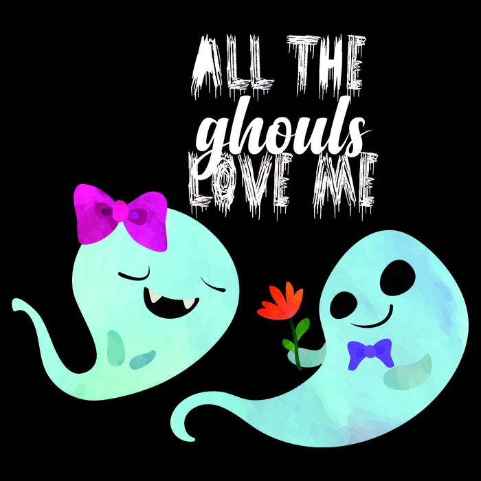 All The Ghouls Love Me Cooling Performance Crew T-Shirt
