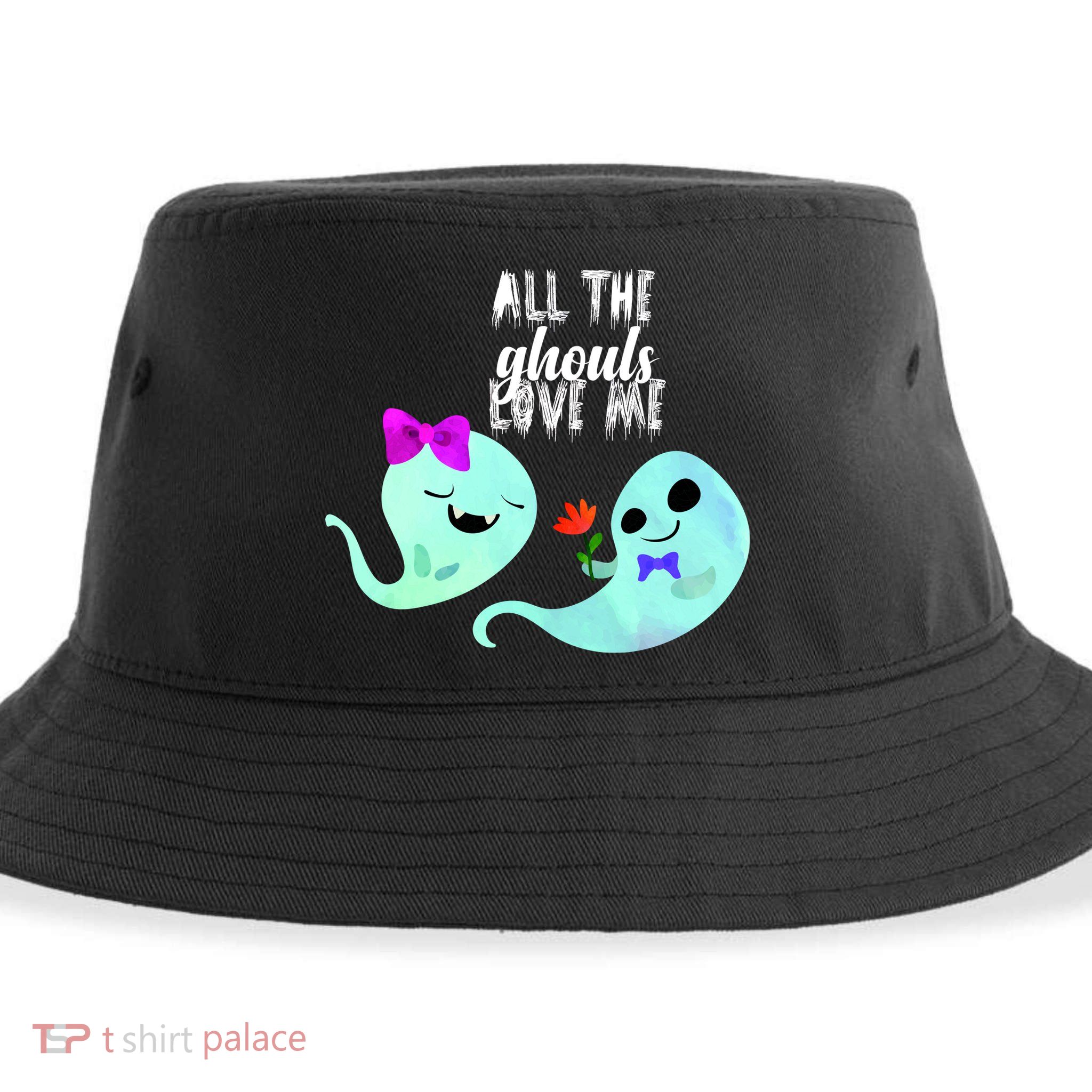 All The Ghouls Love Me Sustainable Bucket Hat