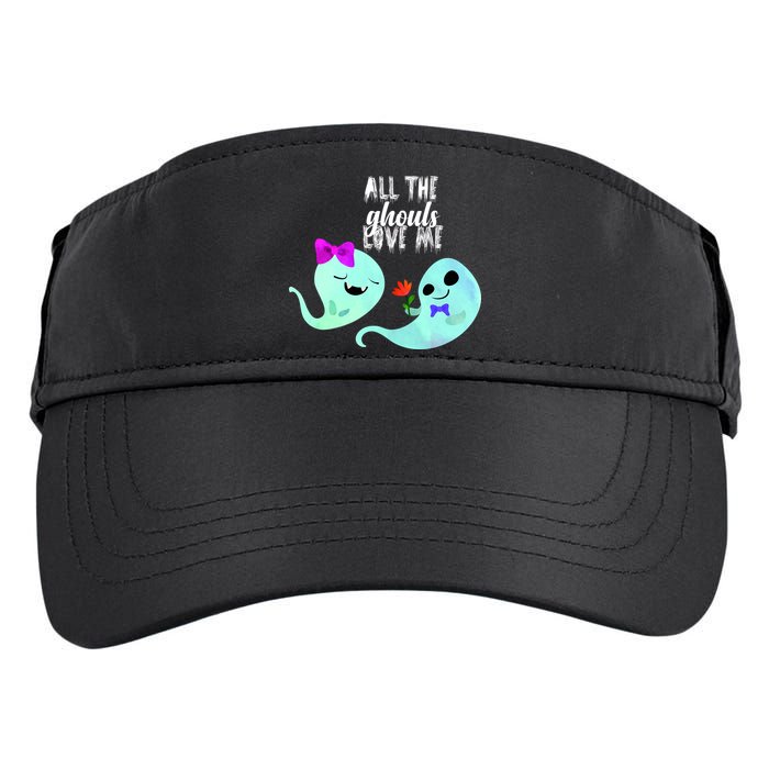 All The Ghouls Love Me Adult Drive Performance Visor