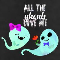 All The Ghouls Love Me Adult Drive Performance Visor